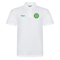 Glan Conwy FC White Cotton Polo