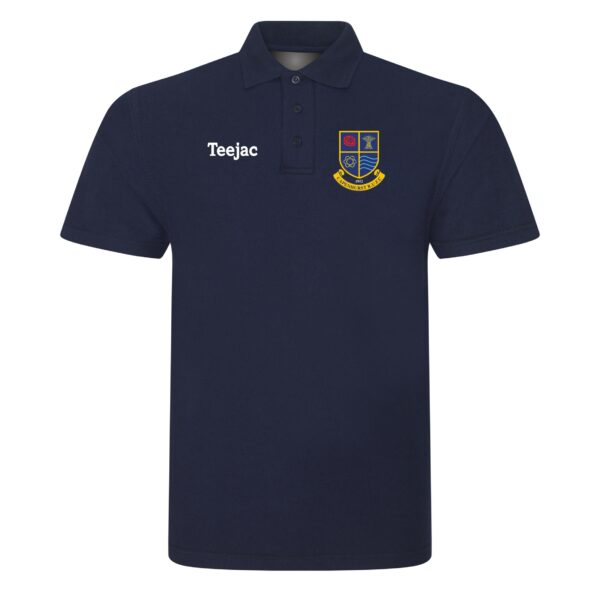 Capenhurst RUFC Cotton Polo Royal Blue or Navy - Image 2