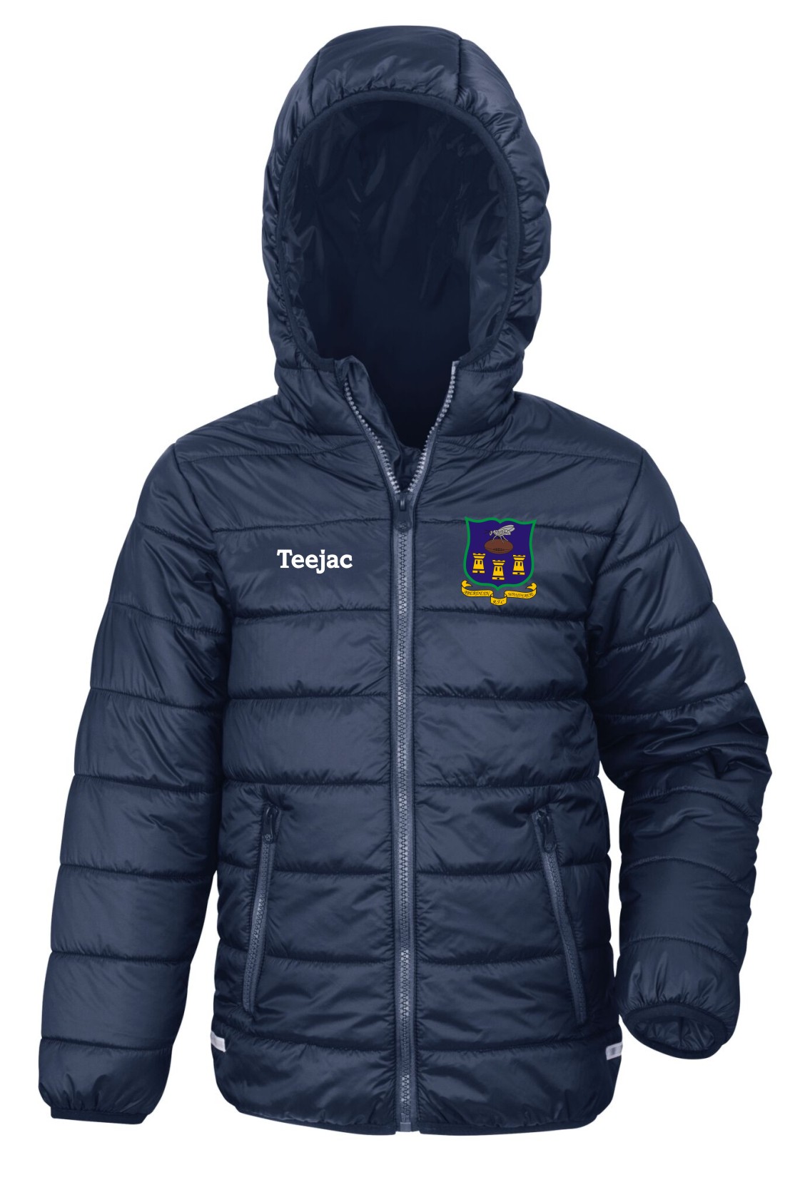 Aberdeen Wanderers RFC Junior Contoured Hooded Jacket - Teejac