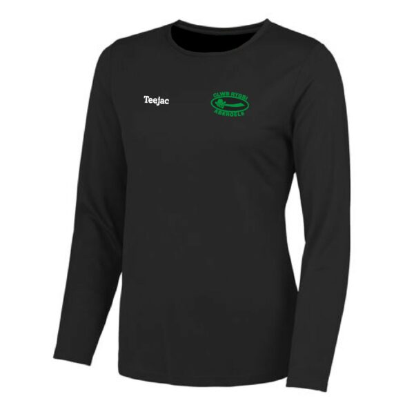Abergele RFC Long Sleeve Ladies Fit Sports T-Shirt