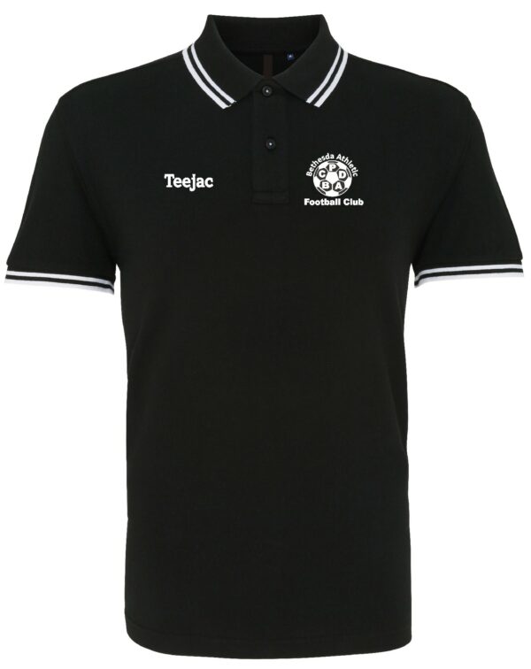 Bethesda Ath FC Classic Tipped Black Polo