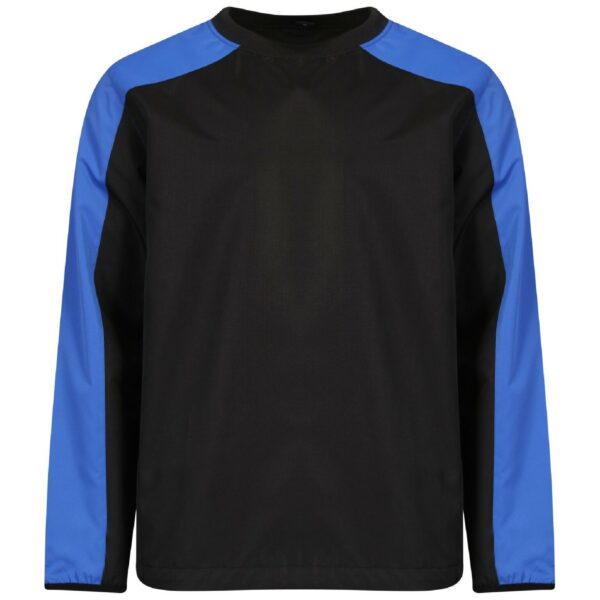 Black Blue Contact Top