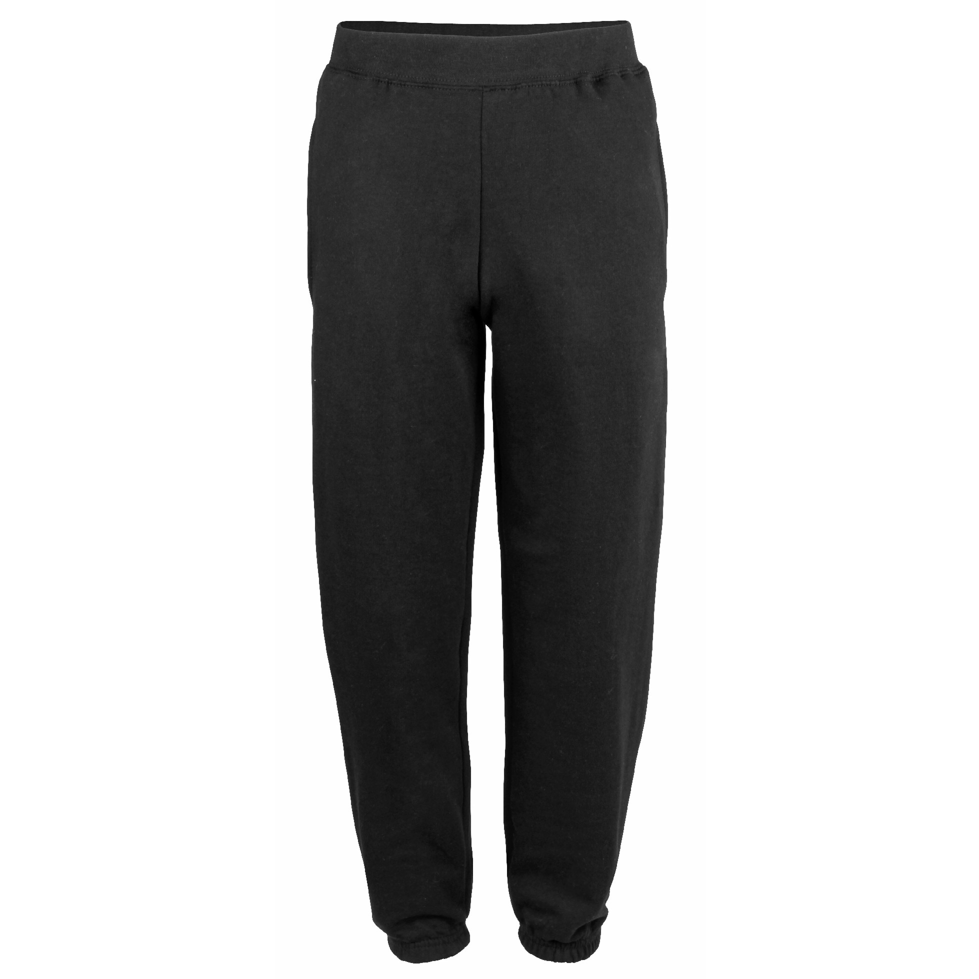 Black Cuffed Sweatpants - Teejac