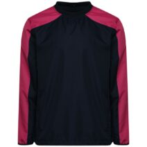 Black Maroon Contact Top