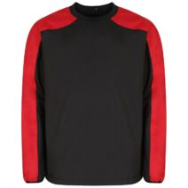 Black Red Contact Top
