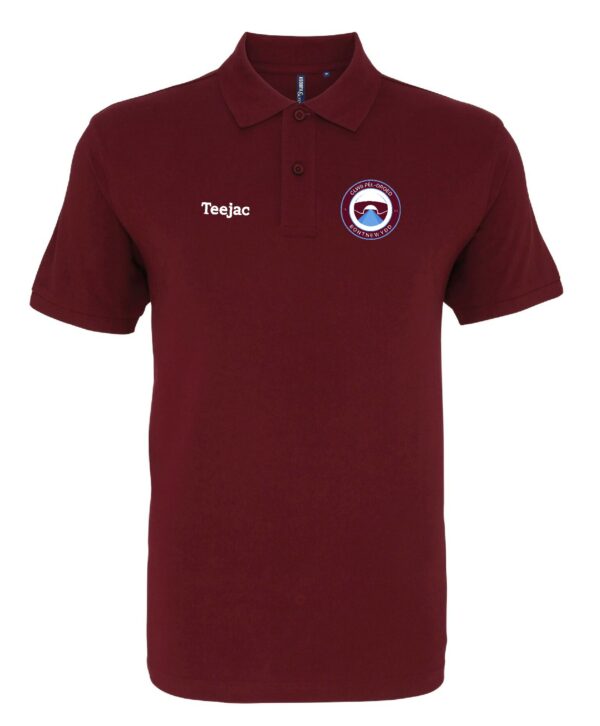 Bontnewydd FC Maroon Cotton Polo