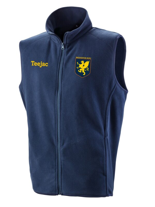 Broughton RUFC Micro Fleece Gilet