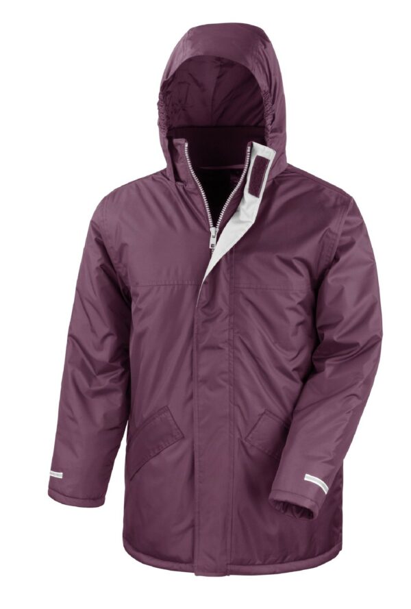 Burgundy Winter Parka