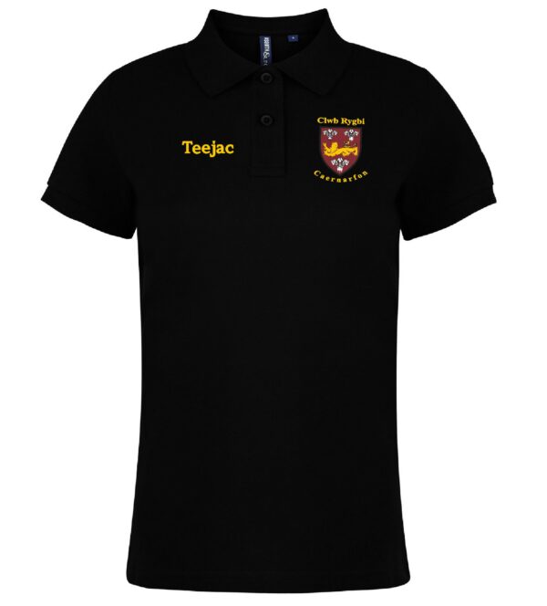 Caernarfon RFC Ladies Fit Cotton Polo