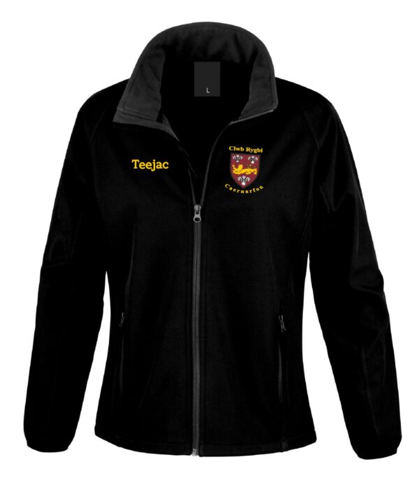 Caernarfon RFC Ladies Fit Softshell Coat