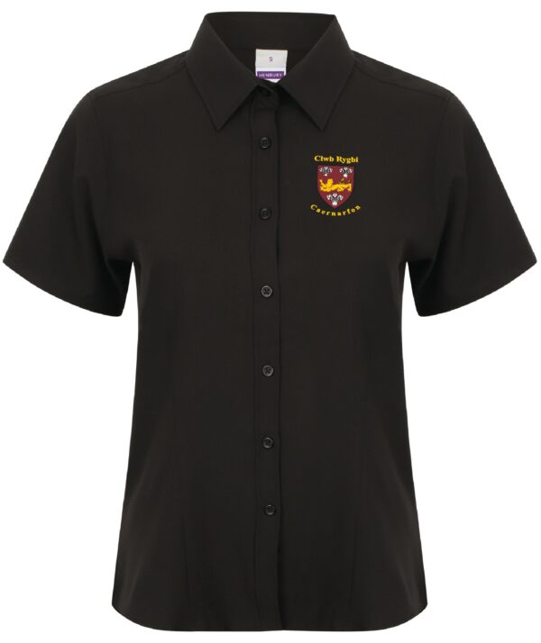 Caernarfon RFC Ladies Short Sleeve Dress Shirt