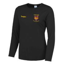 Caernarfon RFC Long Sleeve Ladies Fit Sports T-Shirt