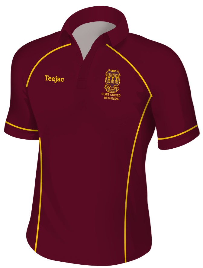 Clwb Criced Bethesda Performance Polo - Teejac