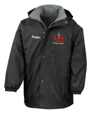 Clwb Rygbi Llambed Black Fleece Lined Jacket