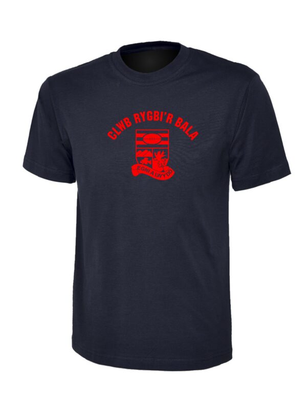 Clwb Rygbi'r Bala Junior Navy Print T-Shirt