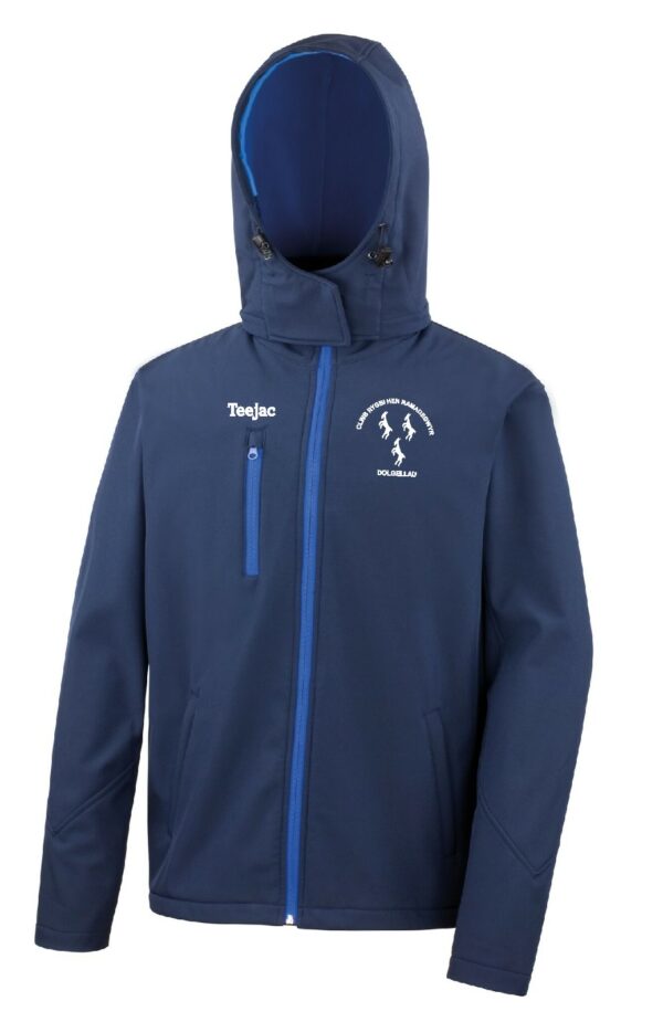 Dolgellau RFC Softshell Hooded Jacket
