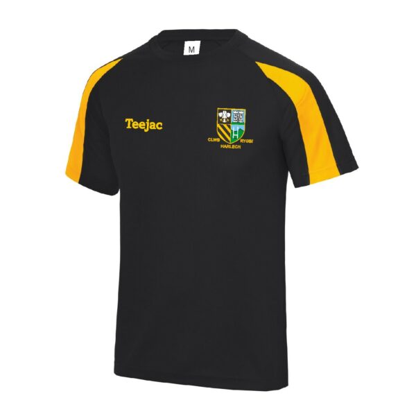 Harlech RFC Team Black Dry T-Shirt