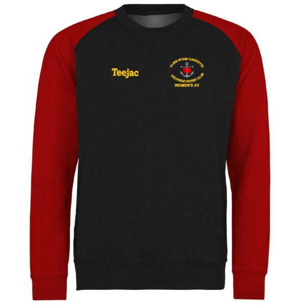 Holyhead RFC Women's XV Baseball Sweatshirt