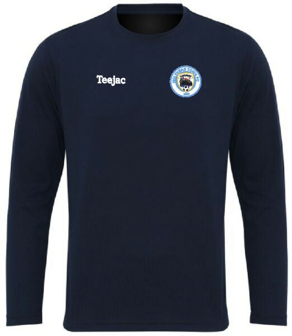 Holyhead Town FC Long Sleeve Sports T-Shirt