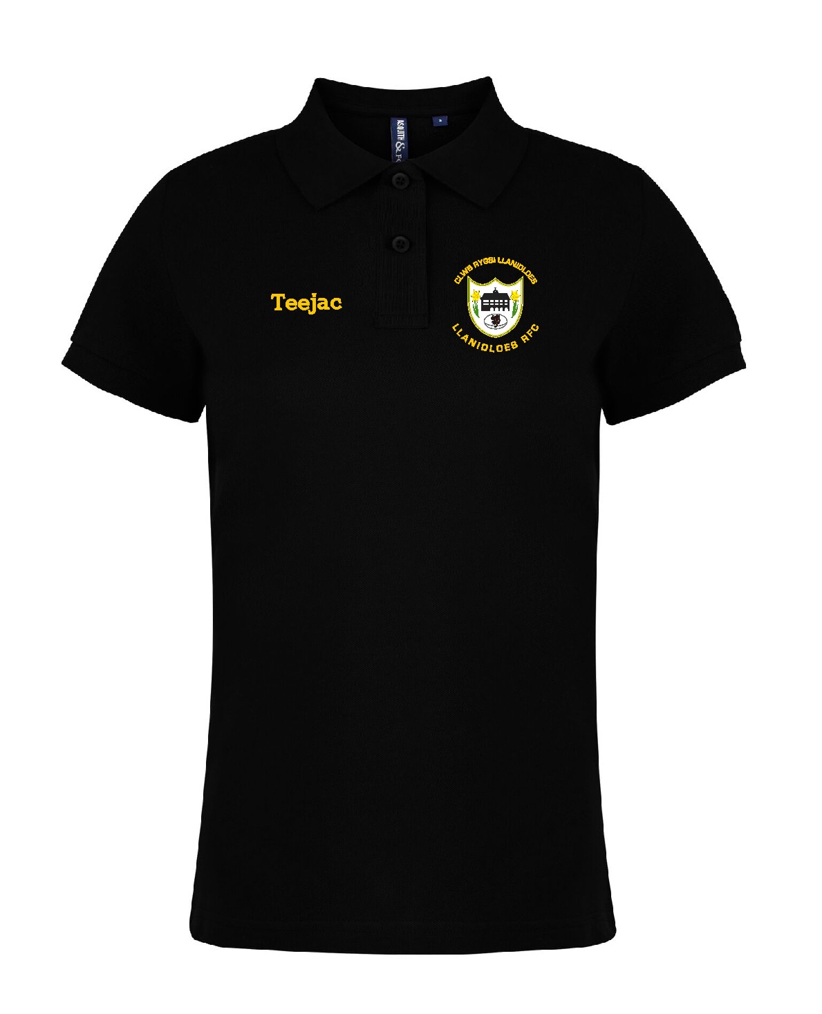Llanidloes RFC Ladies Fit Cotton Polo - Teejac