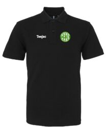 Glan Conwy FC Black Cotton Polo