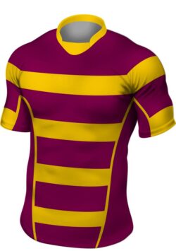 Maroon/Gold Sublimation Shirt, Shorts & Socks