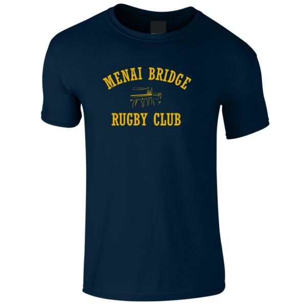Menai Bridge RFC Navy Print T-Shirt