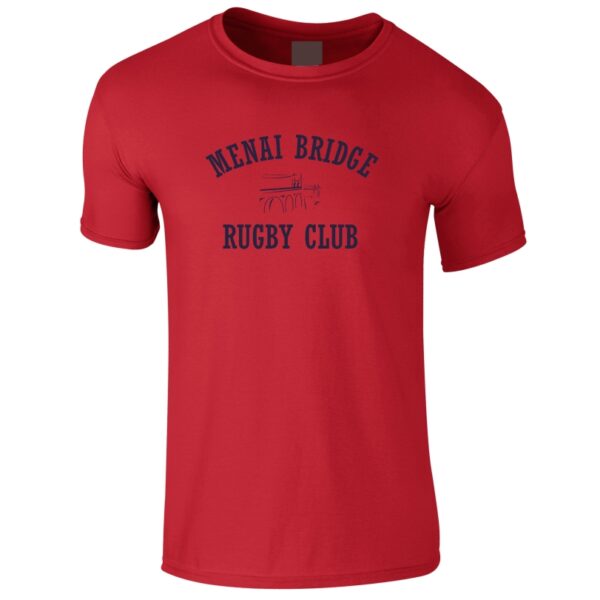 Menai Bridge RFC Red Print T-Shirt