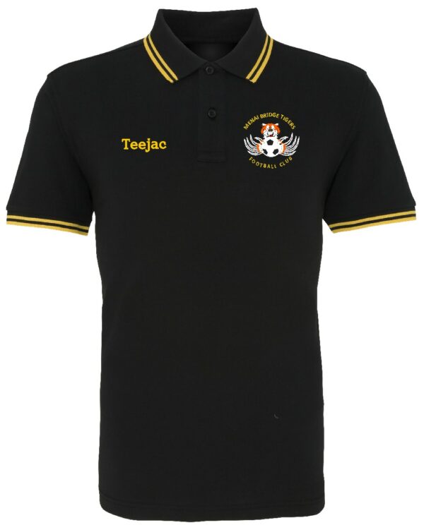 Menai Bridge Tigers FC Classic Tipped Polo