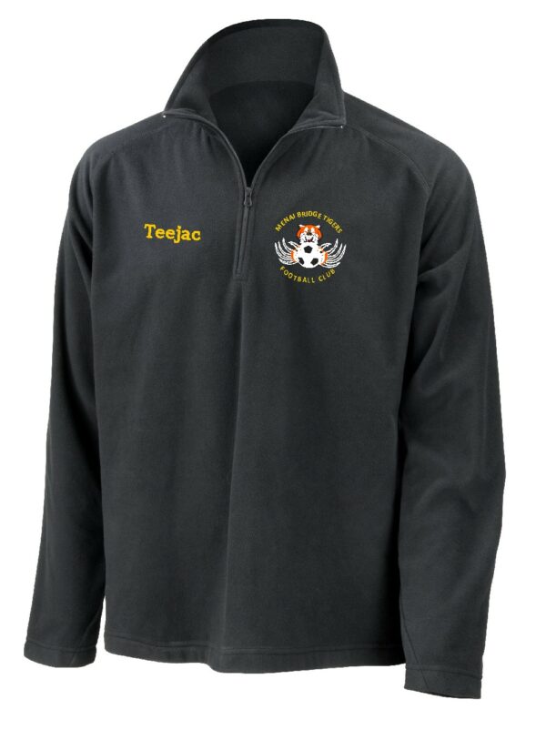 Menai Bridge Tigers FC Quarter Zip Micron Fleece