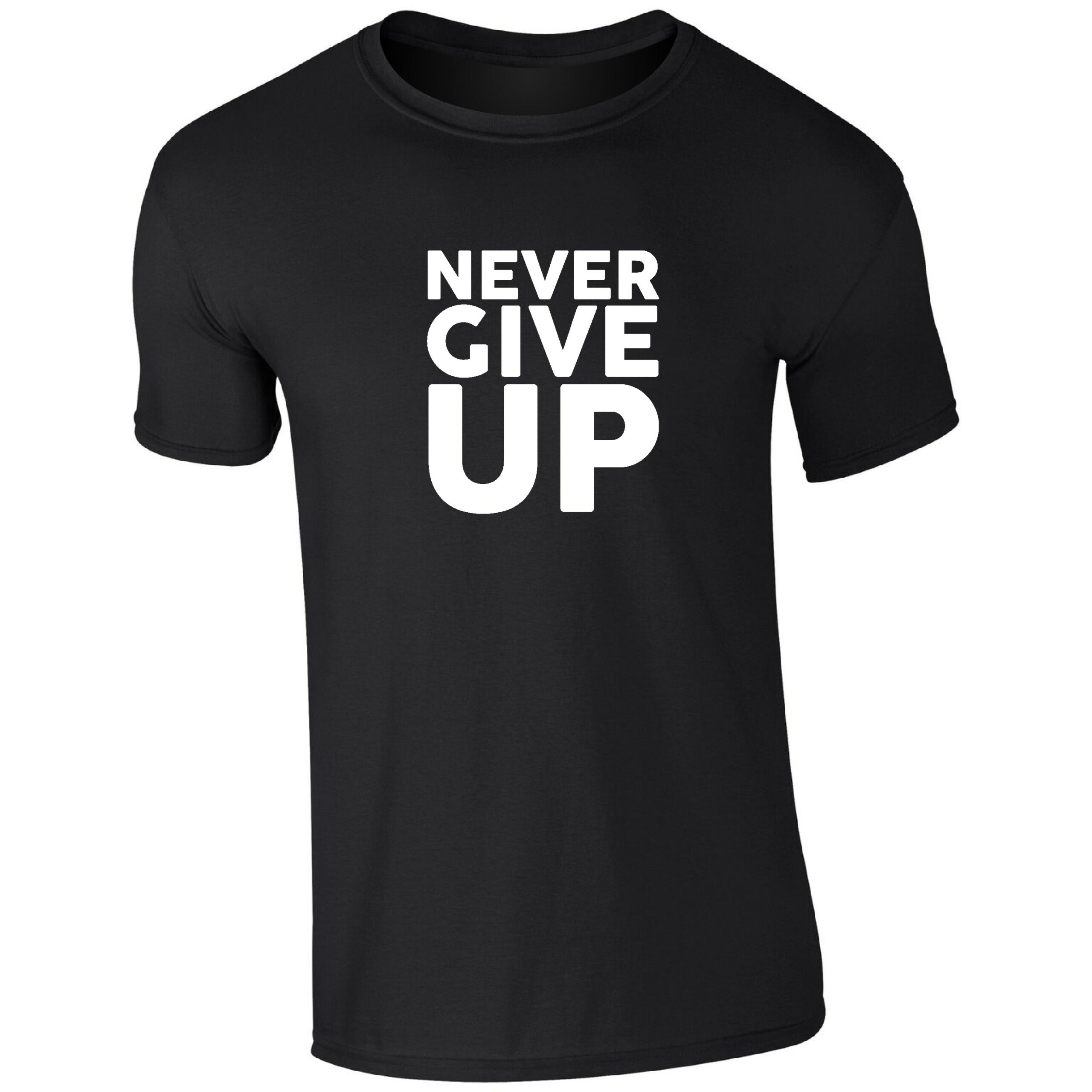 Never Give Up T-Shirt - Teejac image.