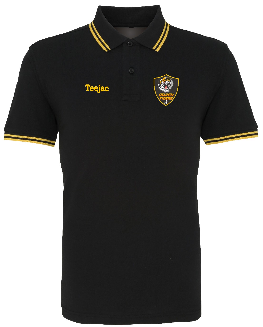 Ogwen Tigers FC Classic Tipped Polo - Teejac