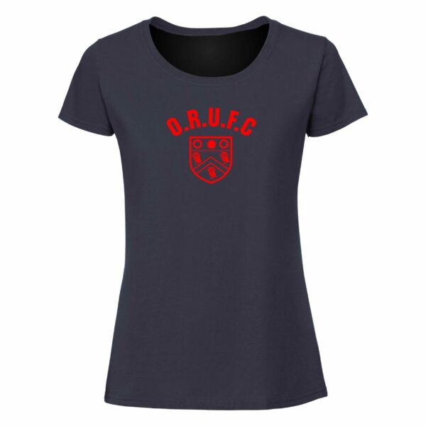 Oldham RUFC Ladies Fit Navy Print T-Shirt