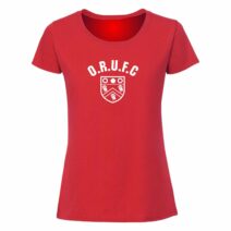 Oldham RUFC Ladies Fit Red Print T-Shirt