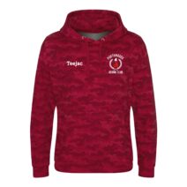 Porthmadog Boxing Club Red Camo Hoody