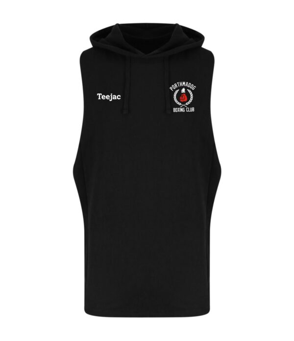 Porthmadog Boxing Club Sleeveless Muscle Hoody