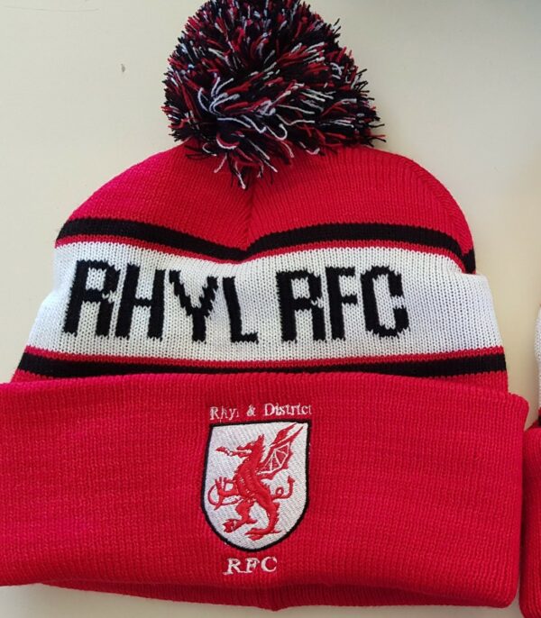 Rhyl RFC Bobble Hat