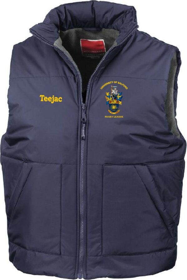 Salford University Rugby League Bodywarmer