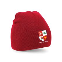 Sefton RUFC Pull-On Red Beenie
