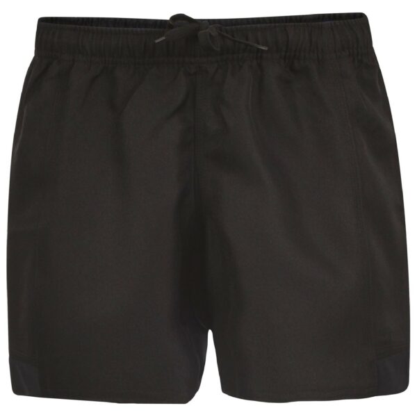 Teejac Stock Black Advantage Rugby Shorts