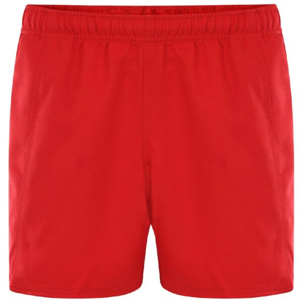 Teejac Stock Red Advantage Rugby Shorts