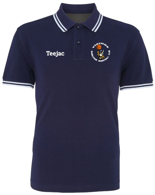 Vikings WBC Classic Tipped Cotton Polo