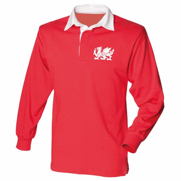 Vintage Wales Long Sleeve Rugby Shirt