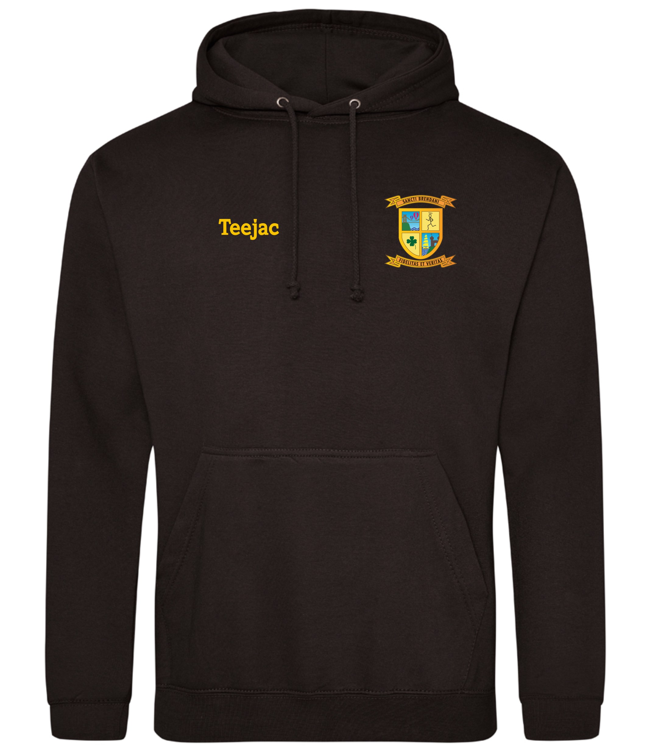 St Brendan's RFC Black Classic Hoody