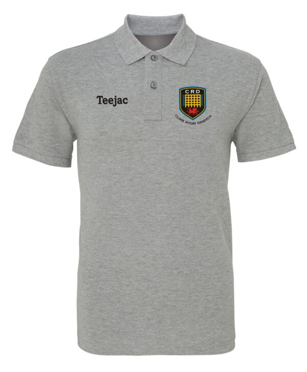 Clwb Rygbi Dinbych Classic Cotton Polo Heather