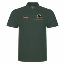 Clwb Rygbi Nant Conwy Classic Cotton Polo Bottle Green