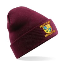 St Brendans' RFC Burgundy Beanie Hat