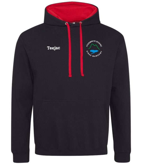 Ffermwyr Ieuainc Dinas Mawddwy Contrast Hoody