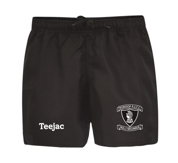 Worksop RUFC Black Rugby Shorts
