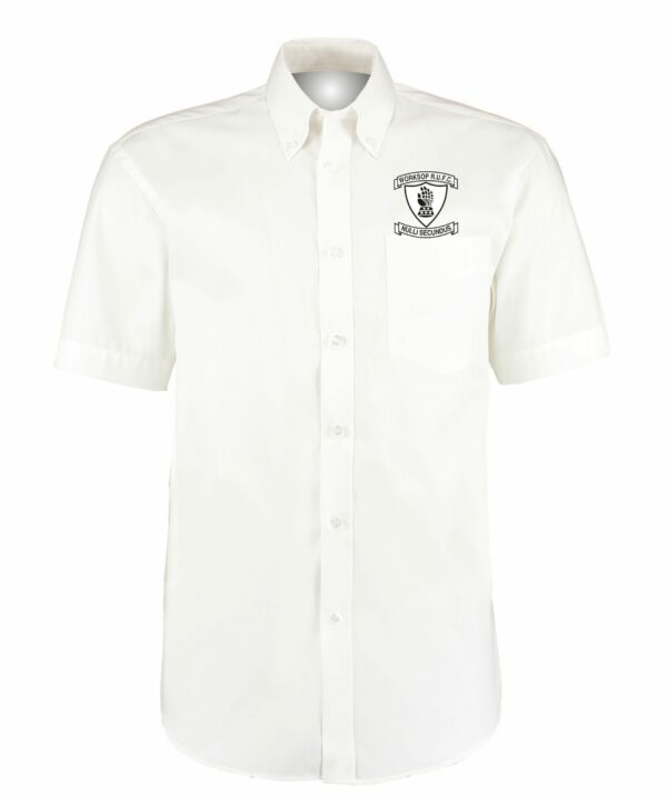 Worksop RUFC Short Sleeve Dress Shirt White